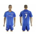 Chelsea #7 Kante Home Soccer Club Jerseys