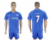 Chelsea #7 Kante Home Soccer Club Jerseys.