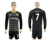 Chelsea #7 Kante Sec Away Long Sleeves Soccer Club Jersey