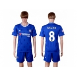 Chelsea #8 Oscar Home Soccer Club Jerse