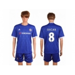 Chelsea #8 Oscar Home Soccer Club Jersey