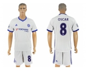 Chelsea #8 Oscar White Soccer Club Jersey