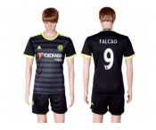 Chelsea #9 Falcao Away Soccer Club Jerseys