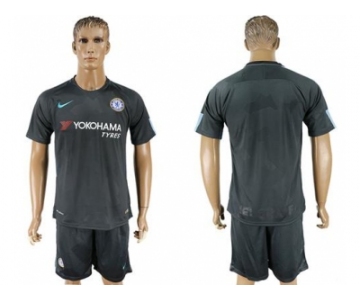 Chelsea Blank Black Soccer Club Jersey