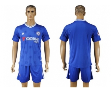 Chelsea Blank Home Soccer Club Jerseys