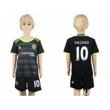 Chelsea #10 Hazard Away Kid Soccer Club Jersey