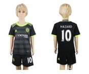 Chelsea #10 Hazard Away Kid Soccer Club Jersey