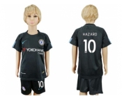 Chelsea #10 Hazard Sec Away Kid Soccer Club Jersey