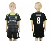 Chelsea #8 Oscar Away Kid Soccer Club Jersey