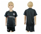 Chelsea Blank Sec Away Kid Soccer Club Jersey