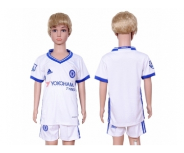 Chelsea Blank Sec Away Kid Soccer Club Jersey