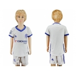 Chelsea Blank White Kid Soccer Club Jersey