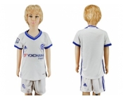 Chelsea Blank White Kid Soccer Club Jersey