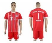 Bayern Munchen #1 Neuer Home Soccer Club Jerse