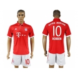 Bayern Munchen #10 Robben Home Soccer Club Jersey