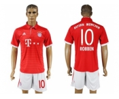 Bayern Munchen #10 Robben Home Soccer Club Jersey