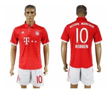 Bayern Munchen #10 Robben Home Soccer Club Jersey