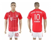 Bayern Munchen #10 Robben Home Soccer Club Jerseys.