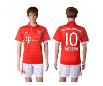 Bayern Munchen #10 Robben Home Soccer Club Jerseys