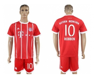 Bayern Munchen #10 Robben Home Soccer Club