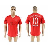 Bayern Munchen #10 Robben Marine Environmental Protection Home Soccer Club Jersey