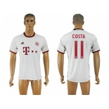 Bayern Munchen #11 Costa White Soccer Club Jersey