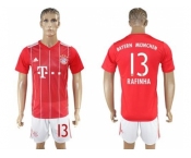 Bayern Munchen #13 Rafinha Home Soccer Club Jerseys.