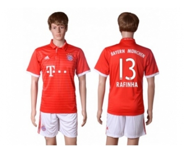 Bayern Munchen #13 Rafinha Home Soccer Club Jerseys