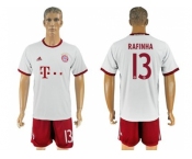 Bayern Munchen #13 Rafinha Sec Away Soccer Club Jersey