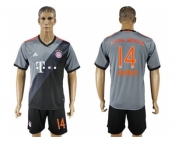 Bayern Munchen #14 Alonso Away Soccer Club Jerseys