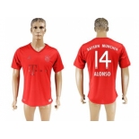 Bayern Munchen #14 Alonso Marine Environmental Protection Home Soccer Club Jersey