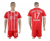 Bayern Munchen #17 Boateng Home Soccer Club