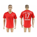 Bayern Munchen #17 Boateng Marine Environmental Protection Home Soccer Club Jersey