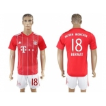 Bayern Munchen #18 Bernat Home Soccer Club Jerseys.