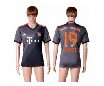 Bayern Munchen #19 Gotze Away Soccer Club Jersey