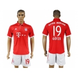 Bayern Munchen #19 Gotze Home Soccer Club Jersey