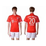 Bayern Munchen #20 Rode Home Soccer Club Jerseys