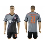 Bayern Munchen #21 Lahm Away Soccer Club Jerseys