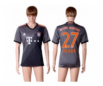 Bayern Munchen #27 Alaba Away Soccer Club Jersey