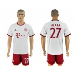 Bayern Munchen #27 Alaba Sec Away Soccer Club Jersey