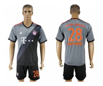 Bayern Munchen #28 Badstuber Away Soccer Club Jerseys