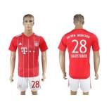 Bayern Munchen #28 Badstuber Home Soccer Club Jerse