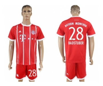 Bayern Munchen #28 Badstuber Home Soccer Club