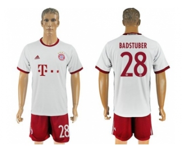 Bayern Munchen #28 Badstuber Sec Away Soccer Club Jersey