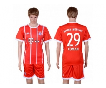 Bayern Munchen #29 Coman Home Soccer Club Jersey