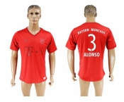 Bayern Munchen #3 Alonso Marine Environmental Protection Home Soccer Club Jersey