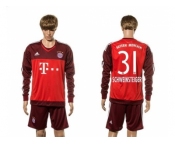 Bayern Munchen #31 Schweinsteiger Goalkeeper Long Sleeves Soccer Club Jersey