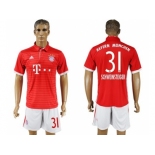 Bayern Munchen #31 Schweinsteiger Home Soccer Club Jerseys