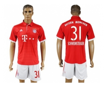 Bayern Munchen #31 Schweinsteiger Home Soccer Club Jerseys