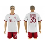 Bayern Munchen #35 Sanches Sec Away Soccer Club Jersey